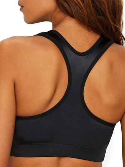 Shop Enell High Impact Wire-free Racerback Sports Bra In Black