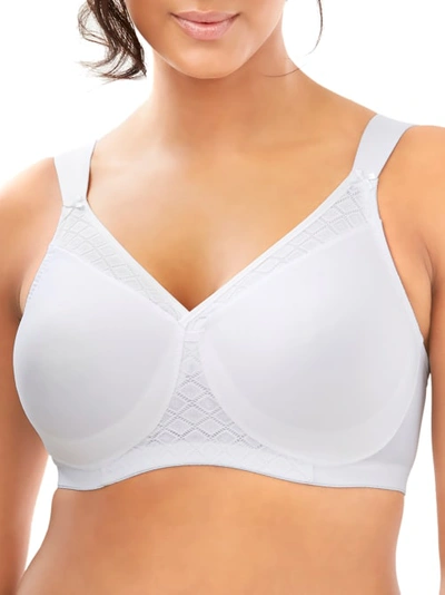 Shop Glamorise Magiclift Seamless Support Wire-free Bra In White