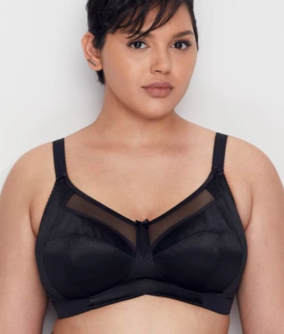 Shop Goddess Keira Side Support Wire-free Bra In Chocolate