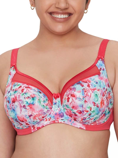 Shop Goddess Kayla Side Support Bra In Watercolor