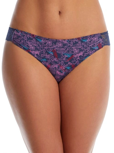 Shop Maidenform Comfort Devotion Lace Tanga In Linear Floral