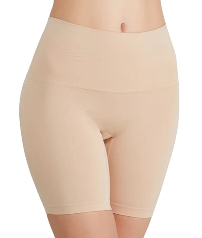 Shop Maidenform Ultra Control Seamless Thigh Slimmer In Latte Lift