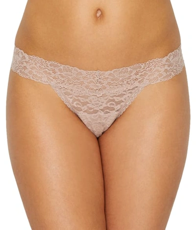 Shop Maidenform Sexy Must Have Lace Thong In Evening Blush Lace