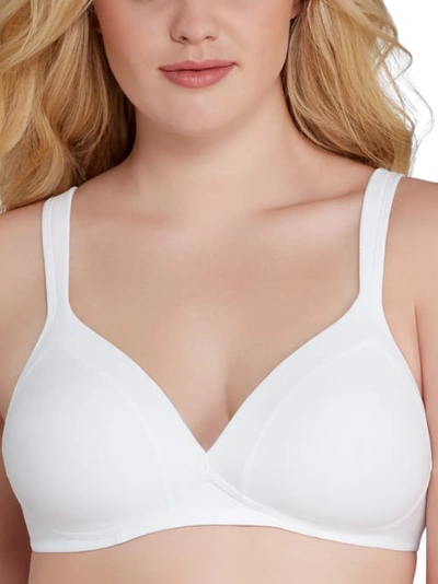 Olga Play It Cool Wire-free T-shirt Bra In White