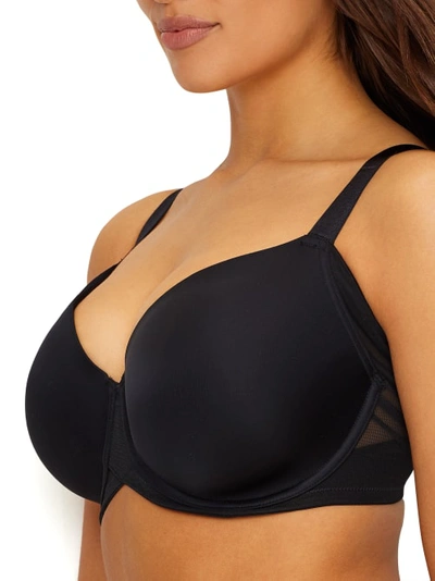 Shop Paramour Marvelous Side Smoothing T-shirt Bra In Black
