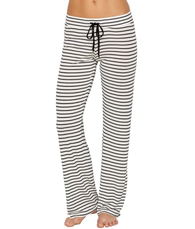 Shop Pj Salvage Modal Pajama Pants In Ivory Stripe