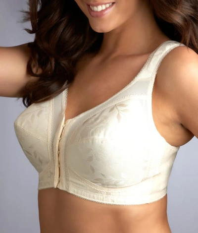 Shop Playtex 18 Hour Front-close Wire-free Bra In White