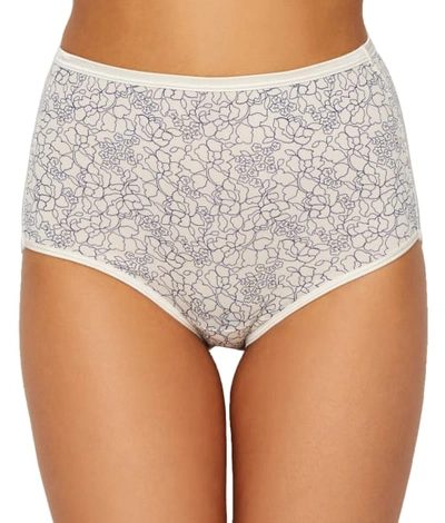 Shop Vanity Fair Illumination Brief In Tranquil Lace Print
