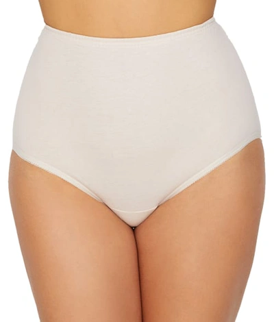 Shop Vanity Fair Perfectly Yours Cotton Brief 3-pack In Fawn