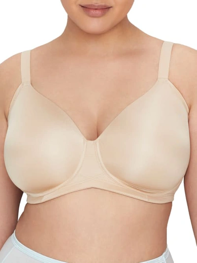 Shop Vanity Fair Beauty Back Smoothing Wire-free T-shirt Bra In Damask Neutral