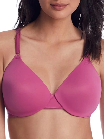 Shop Warner's This Is Not A Bra T-shirt Bra In Red Violet