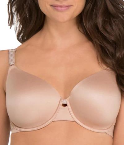 Shop Warner's Cloud 9 Back Smoothing T-shirt Bra In Toasted Almond
