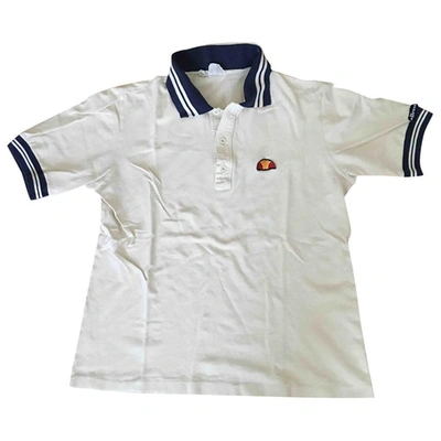 Pre-owned Ellesse Polo Shirt In Beige