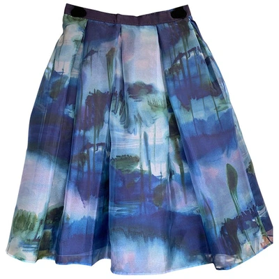 Pre-owned Max & Co Mid-length Skirt In Blue