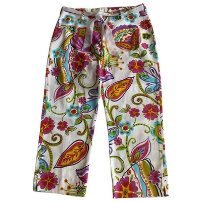Pre-owned Andres Sarda Carot Pants In Multicolour