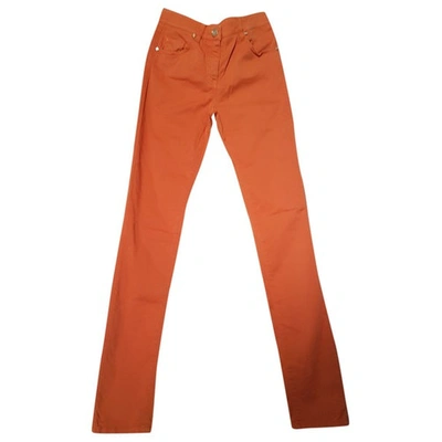 Pre-owned Class Cavalli Large Jeans In Orange