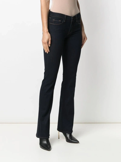 Shop J Brand High-rise Flared Jeans In Blue