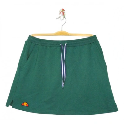 Pre-owned Ellesse Mid-length Skirt In Green