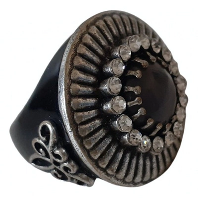 Pre-owned Mango Ring In Black