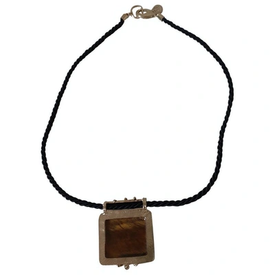 Pre-owned Mango Pendant In Camel