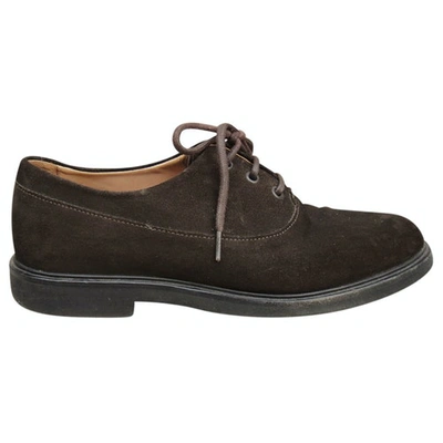Pre-owned Apc Lace Ups In Brown