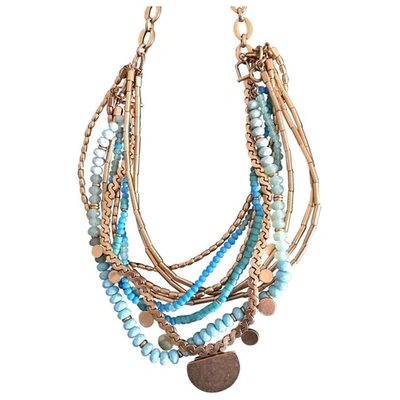 Pre-owned Stella & Dot Necklace In Turquoise