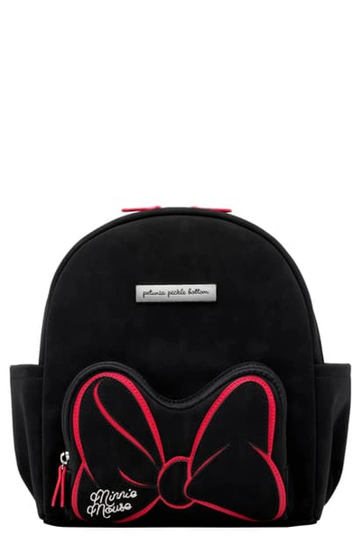 Shop Petunia Pickle Bottom Mini Backpack In Minnie Mouse Leatherette