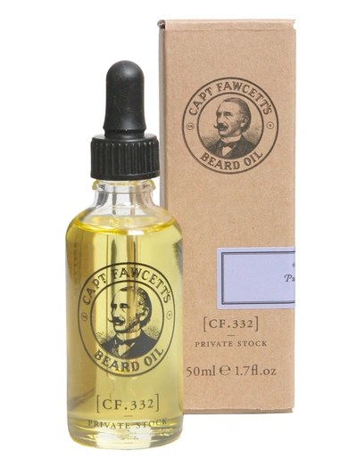 Shop Captain Fawcett Beard Oil Private Stock In White