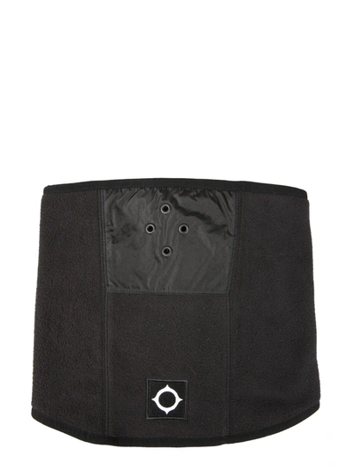 Shop Ma.strum Ma. Strum Neck Warmer With Logo In Black