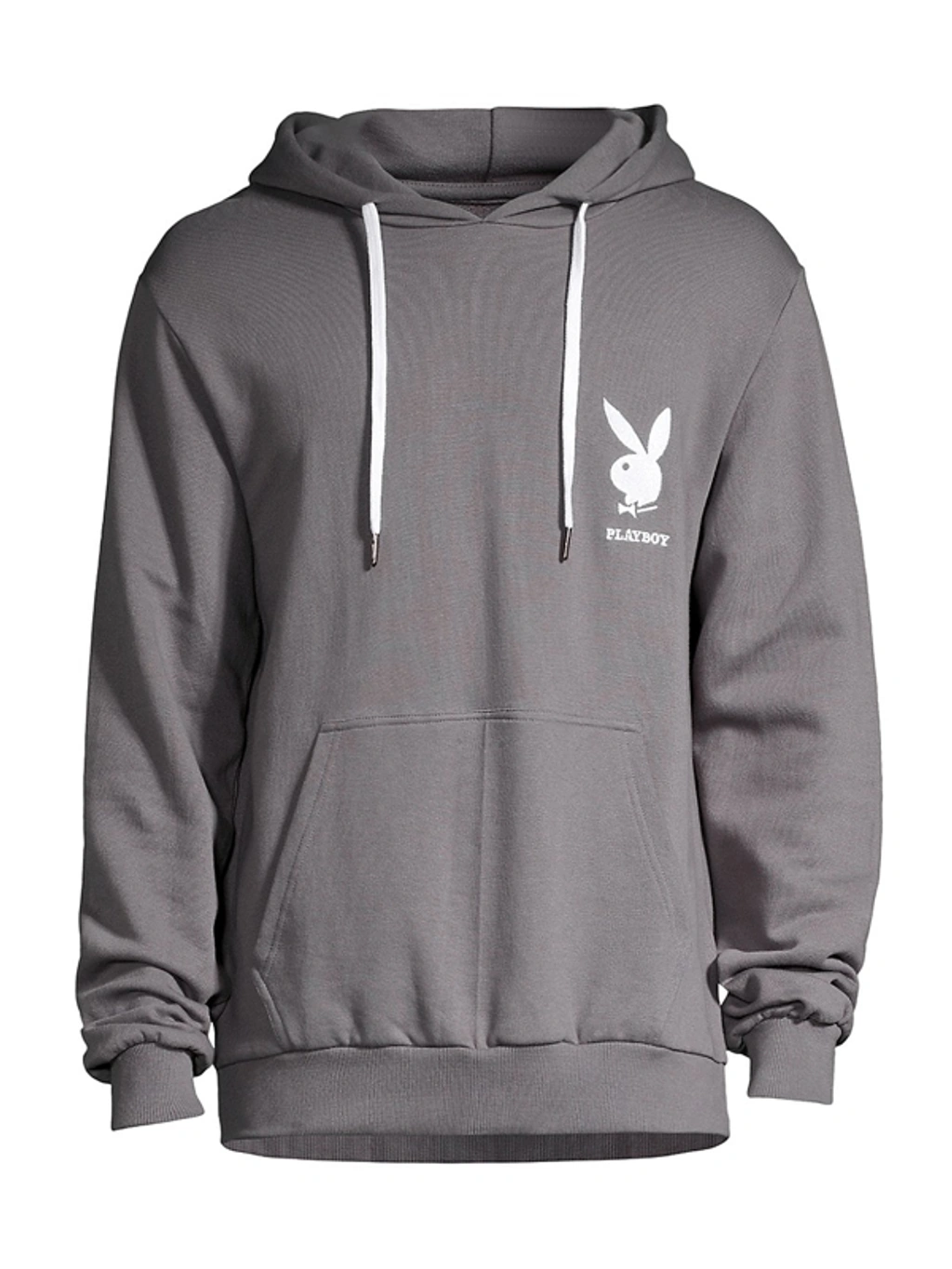 Elevenparis Elevenpairs X Playboy Brice Embroidered Logo Hoodie In Frosted Grey ModeSens