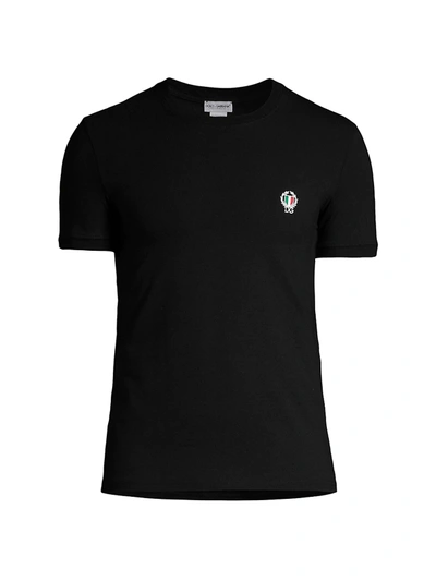 Shop Dolce & Gabbana Men's Sport Crest Crew T-shirt In Black