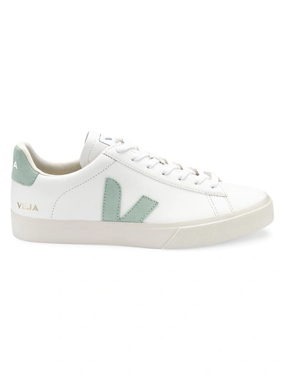 VEJA WOMEN'S CAMPO LEATHER-TRIM LOW-TOP SNEAKERS SNEAKERS 400013542195