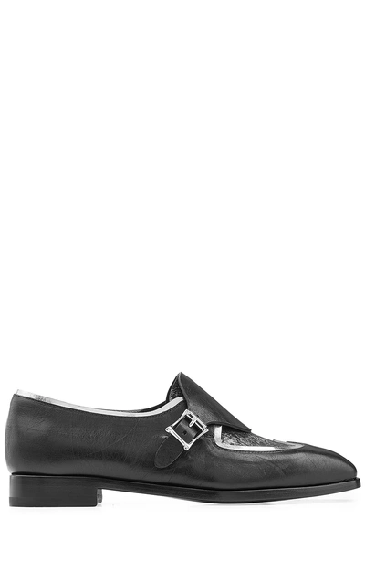 Rupert Sanderson Romany Leather Loafers In Black