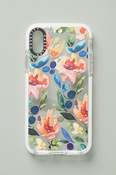 Shop Casetify Watercolor Floral Iphone Case By  In Assorted Size L