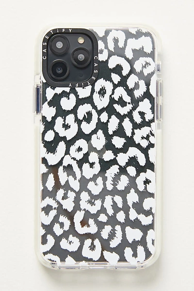 Shop Casetify White Leopard Iphone Case By  In White Size S