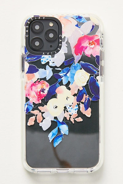 Shop Casetify Waterfall Floral Iphone Case By  In Blue Size M