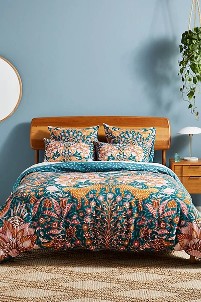 Shop Anthropologie Mahina Duvet Cover By  In Assorted Size Kg Top/bed