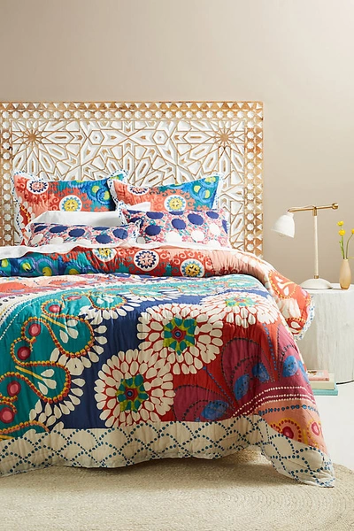 Shop Anthropologie Tahla Quilt By  In Assorted Size Kg Top/bed
