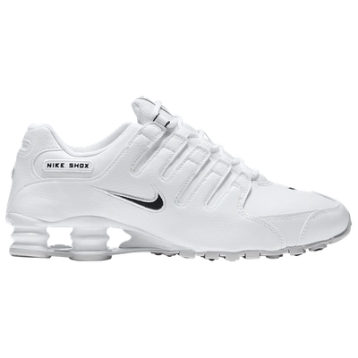 Shop Nike Mens  Shox Nz In White/black/white