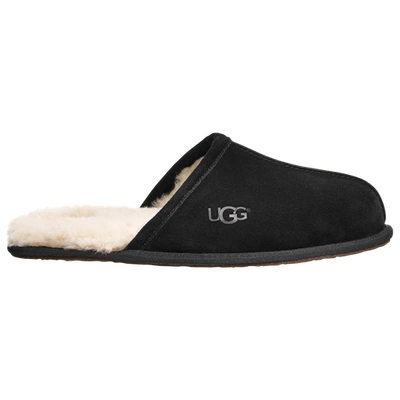 Shop Ugg Mens  Scuff Logo In Black