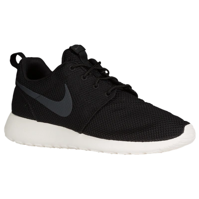 Shop Nike Mens  Roshe One In Black/sail/anthracite