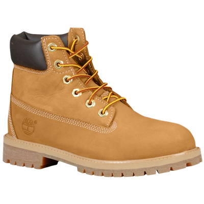 Shop Timberland Boys  6" Premium Waterproof Boots In Wheat/brown