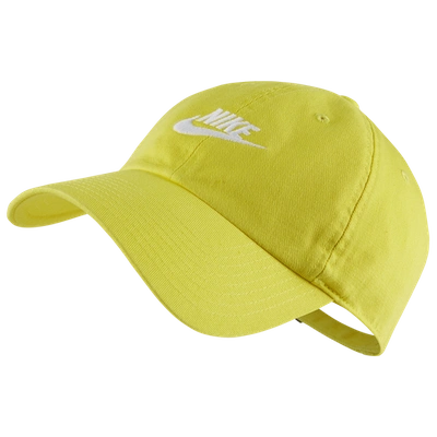 Shop Nike Mens  H86 Futura Washed Cap In Opti Yellow