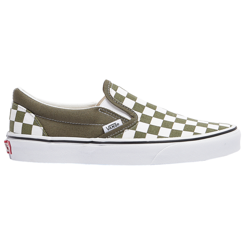 purple and green checkered vans