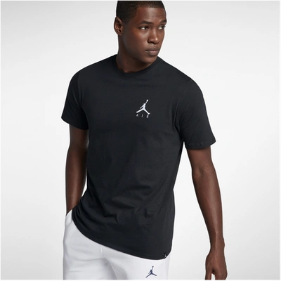 Jordan Jumpman Air Embroidered T-shirt In Black,white | ModeSens