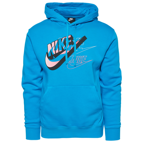 Nike Futura Mash Pullover Hoodie In Blue/pink/black | ModeSens