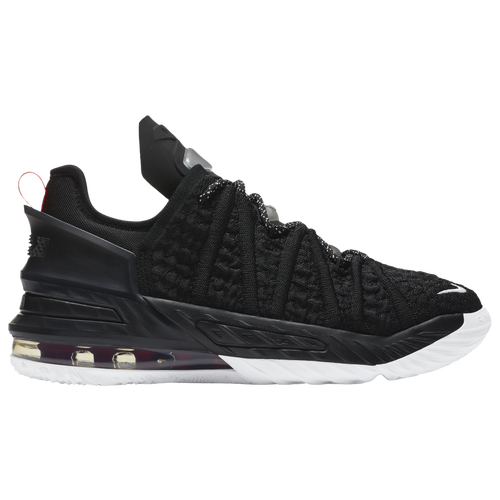 lebron 18 black red