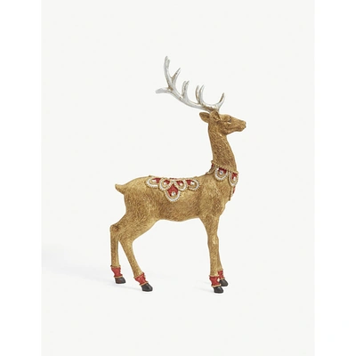 Shop Christmas Reindeer  Ornament 50cm In Gold