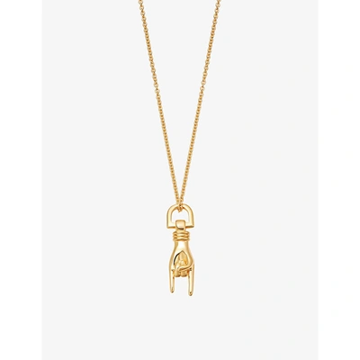 Shop Missoma Rock On 18ct Gold-plated Brass Necklace