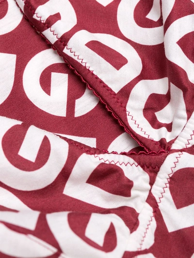 Shop Dolce & Gabbana Logo Print Camisole In Red
